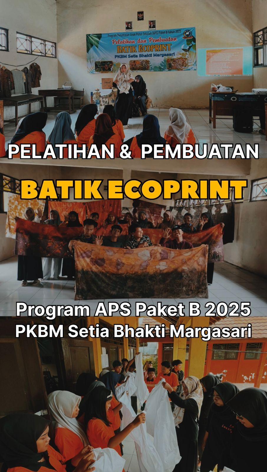 Pelatihan dan Pembuatan Batik Ecoprint